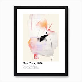 World Tour Exhibition, Abstract Art, New York, 1960 6 Art Print