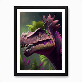 Einiosaurus Illustration Dinosaur Art Print
