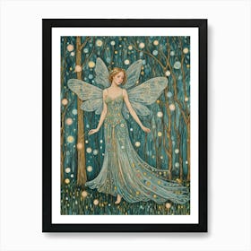 Fairy In The Woods Art Print