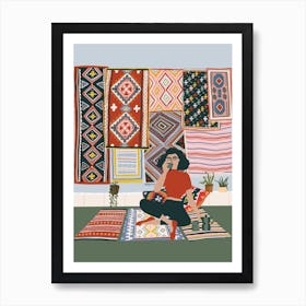 Moroccan Carpets Art Print