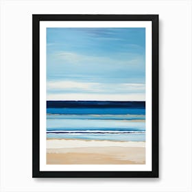 Beach Painting Art Print