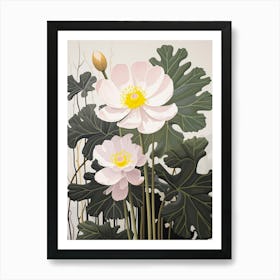 Flower Illustration Buttercup 3 Art Print