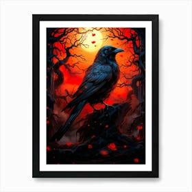 Raven 1 Art Print