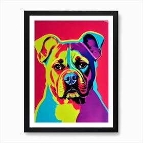 Dogue De Bordeaux Andy Warhol Style Dog Art Print