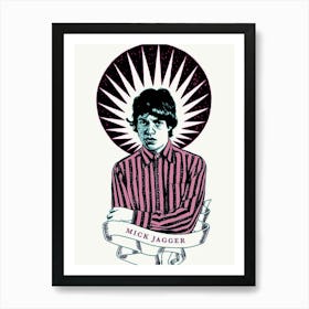 Mick Jagger Art Print