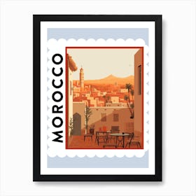 Morocco 3 Travel Stamp Poster Art Print