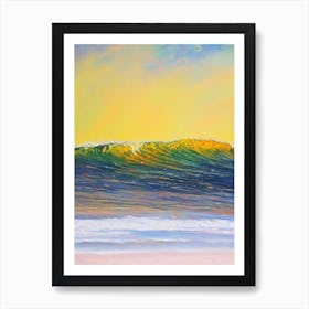 Rainbow Beach, Australia Bright Abstract Art Print