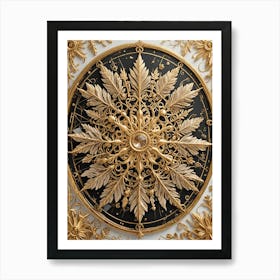 Magic Snowflake Art Print