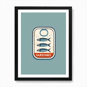 Sardines can Art Print