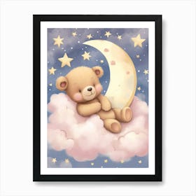 Sleeping Baby Bear Cub 3 Art Print