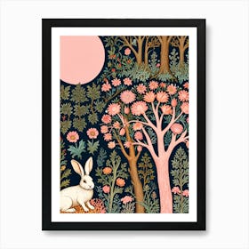 William Morris Rabbit In The Forest Art Print