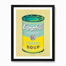 CAMPBELL´S SOUP YELLOW | POP ART Digital creation | THE BEST OF POP ART, NOW IN DIGITAL VERSIONS! Prints with bright colors, sharp images and high image resolution. Art Print