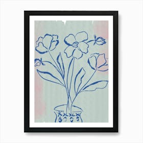 Flowers In A Vase 7 Art Print