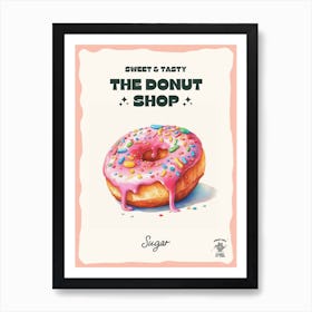 Sugar Donut The Donut Shop 2 Art Print