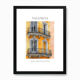 Valencia Travel And Architecture Poster 4 Art Print