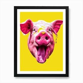 Pig Face Art Print