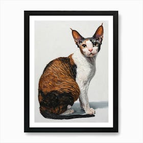 Devon Rex Painting 1 Art Print