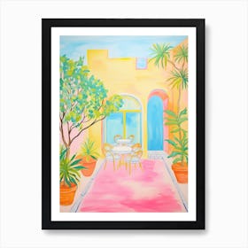 Santa Marinella, Italy Colourful View 2 Art Print