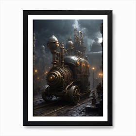 Steam Train 1 Art Print