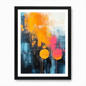 Abstract Grunge Art Print