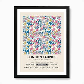 Poster Heather Heaven London Fabrics Floral Pattern 5 Art Print
