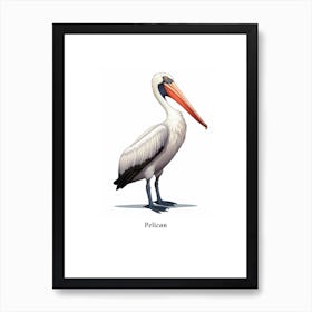 Pelican Kids Animal Poster Art Print