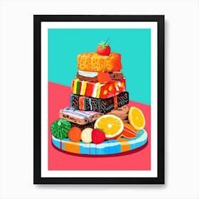 Retro Sweet Treats Pop Art Inspired Art Print