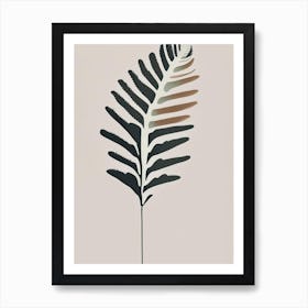 Chinese Holly Fern Simplicity Art Print