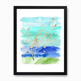 Watercolor Tree Art Print