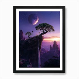 Tree In The Sky Art Print