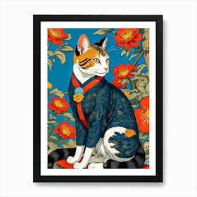 Chinese Cat 2 Art Print