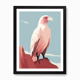 Minimalist Vulture 1 Illustration Art Print