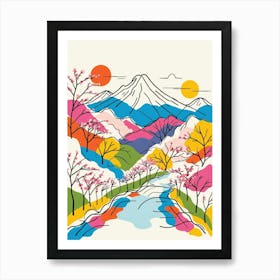 Japanese Landscape 1 Art Print