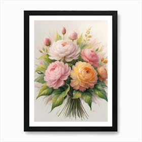 Peonies 18 Art Print