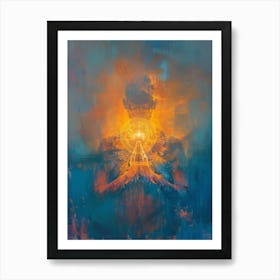 'Shining Light' Art Print