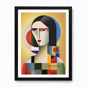 BAUHAUS WOMAN 1 Art Print