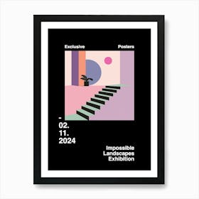 Impossible Landscapes Exhibition Archive Poster 25 Poster