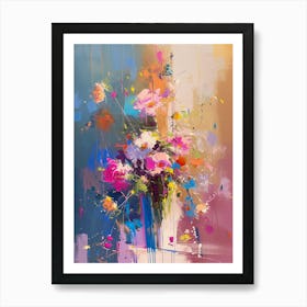 Flowers In A Vase 18 Art Print