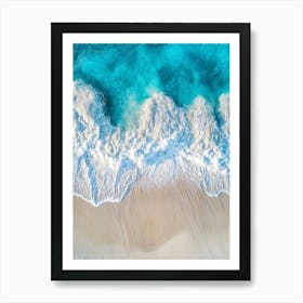 Aerial View Of The Beach 4 Art Print