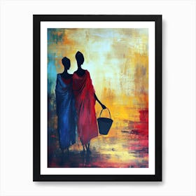 Boho Reverie; Sahara Women | Africa Art Print