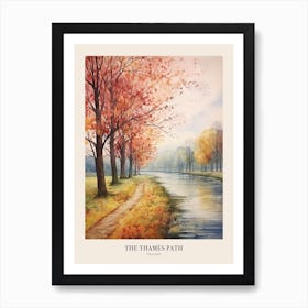 The Thames Path England 2 Uk Trail Poster Art Print