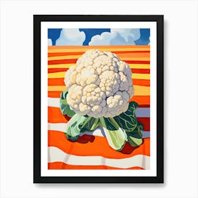 Cauliflower Summer Illustration 4 Art Print