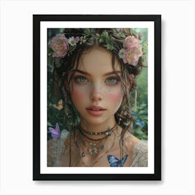 Fairytale Girl 1 Art Print