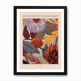 Fall Botanicals Aster 2 Poster Art Print