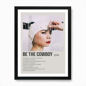 Pop Singer Mitski Be The Cowboy Album Cover Poster 3 Art Print