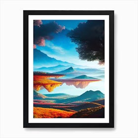 Landscape Painting 52 Art Print