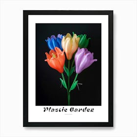 Bright Inflatable Flowers Poster Love In A Mist Nigella 2 Art Print