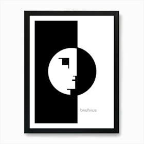 BAUHAUS BW Art Print