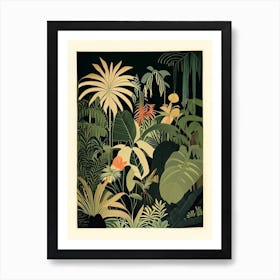 Jungle Botanical 5 Rousseau Inspired Art Print