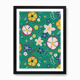 Dutch Gardens Art Print